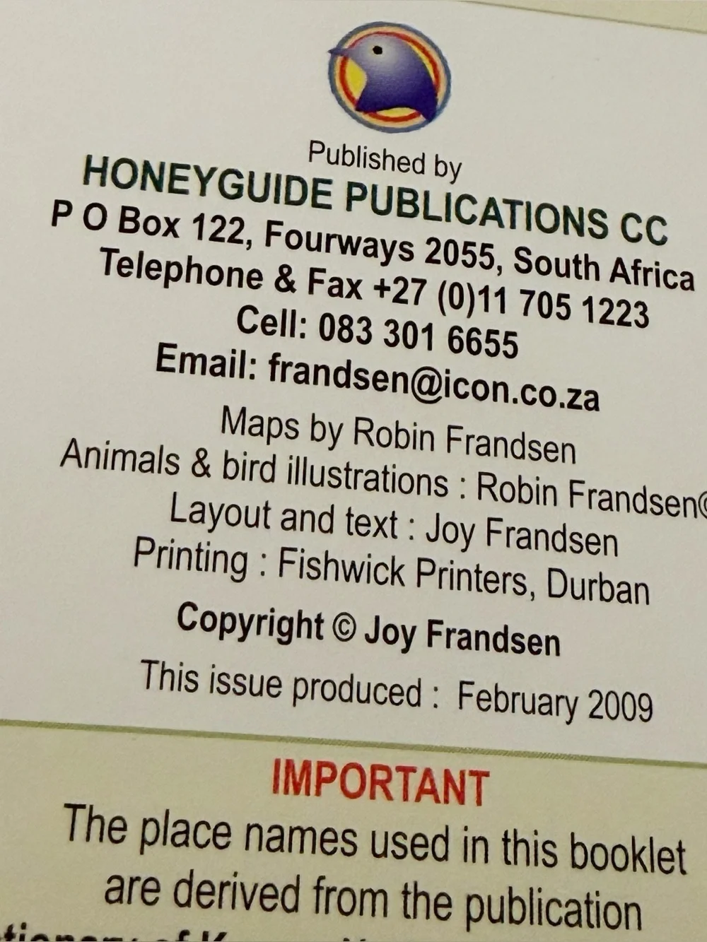 Kruger National Park gently used